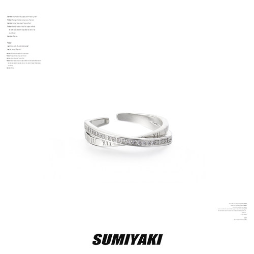 SUMIYAKI时尚素圈银色