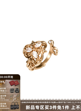 复古做旧高级开口戒指女