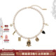 复古珍珠项链2026新款 SUMIYAKI 马年系列 马术帽靴子锁骨链女