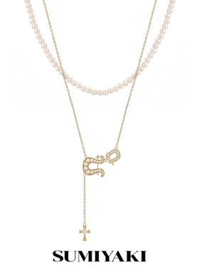 SUMIYAKI马蹄系列双层珍珠项链