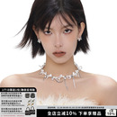 结构超美 原创设计手工串珠巴洛克珍珠缠绕颈链项链女轻奢小众