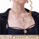 辣妹多层十字架项链Vintage锁骨链 美式 SUMIYAKI 经典