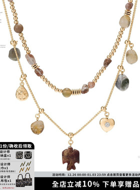 SUMIYAKI 旷野系列项链手链 “财富之石”天然黄水晶