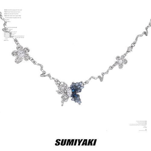 SUMIYAKI冰源蝴蝶锁骨链