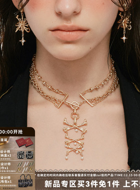 蝶骨系列项链小众轻奢高级choker
