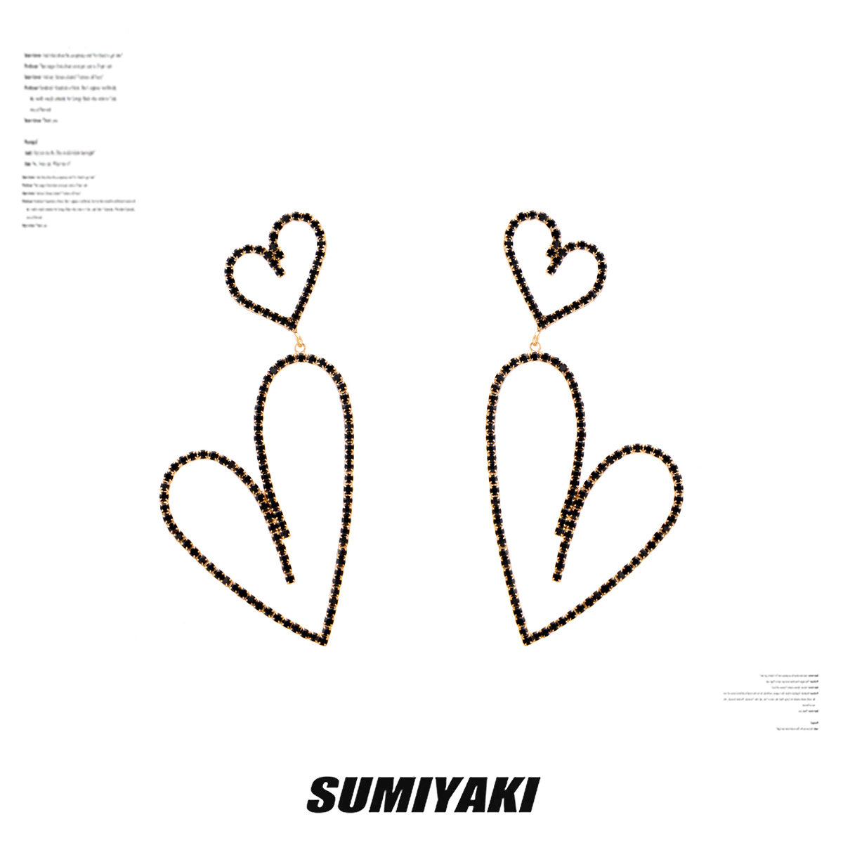 SUMIYAKI经典美式辣妹镂空大爱心
