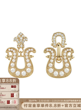 SUMIYAKI 马蹄扣好运连连马年耳环招财纳福耳饰2026新款新年礼物