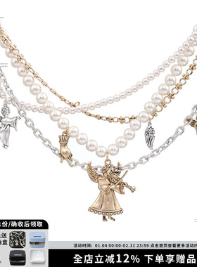 SUMIYAKI秋冬复古叠戴项链