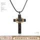 SUMIYAKI 荆棘十字架项链黑金高级感中性高街小众原创毛衣链