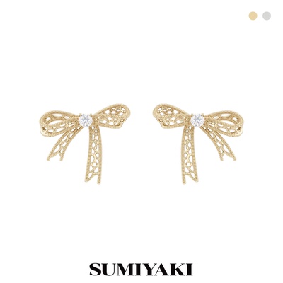 SUMIYAKI蕾丝系列2026新款耳环独特漂亮耳钉巨好看耳饰轻奢爆款