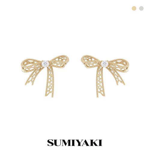 SUMIYAKI蕾丝系列2026新款耳环独特漂亮耳钉巨好看耳饰轻奢爆款