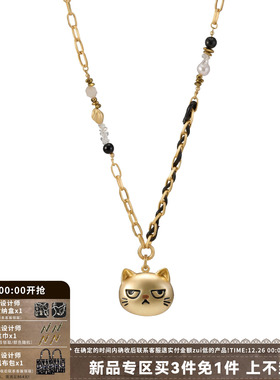 猫咪长款毛衣链圣诞礼物