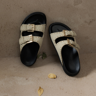 软底凉拖鞋 「漠履」原创高级感休闲厚底勃肯鞋 2025新品 得足少女