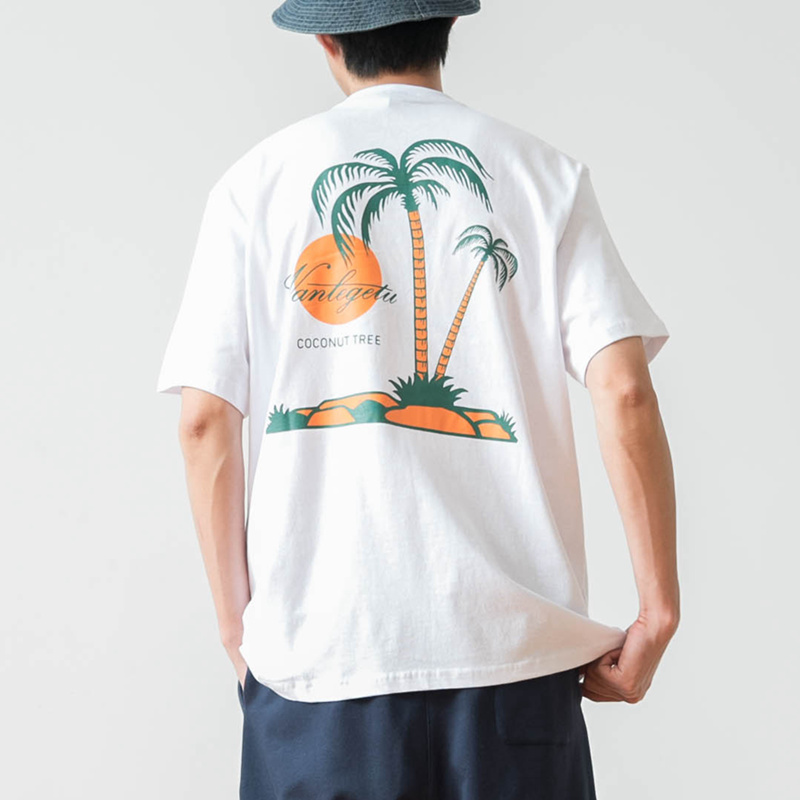 潮流户外风印花宽松纯棉短袖T恤