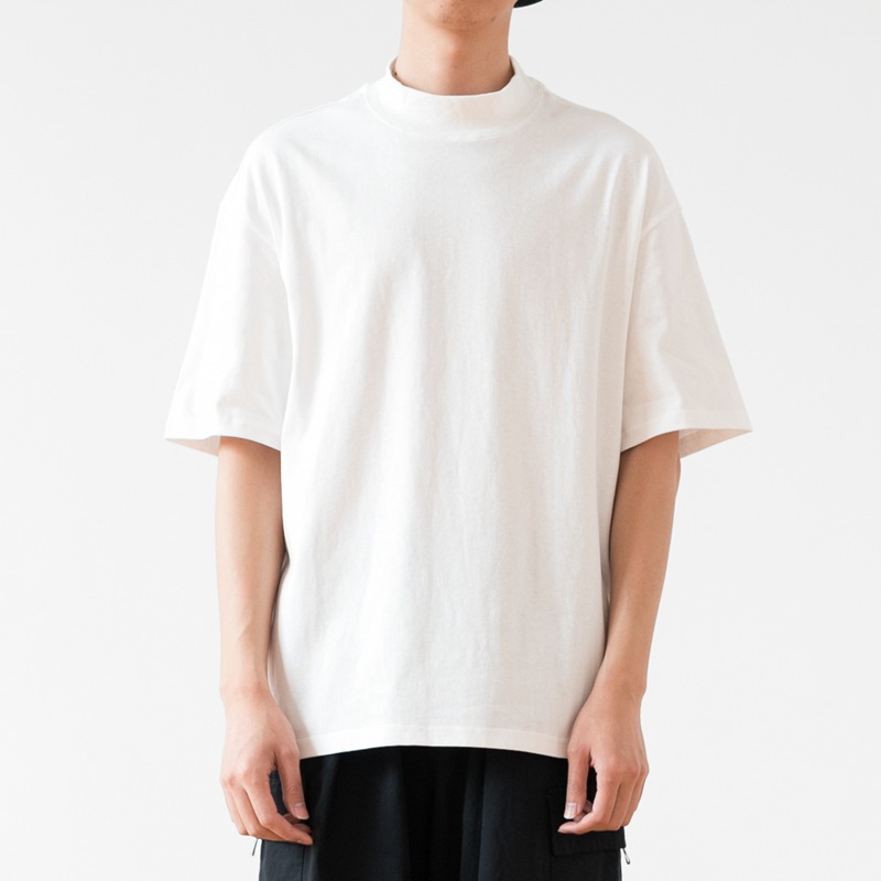 友町日系简约纯棉透气短袖T恤衫