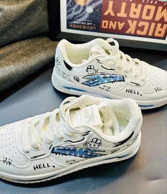 Anta安踏 轻松生活系列 理想游记手绘涂鸦高级小众板鞋