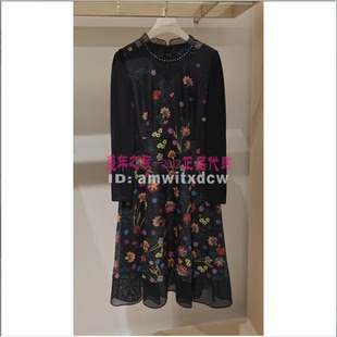 Koradior珂莱蒂尔连衣裙专柜正品春秋新款中长裙KF08396W0原3487