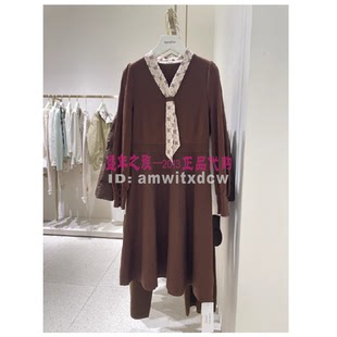 Koradior elsewhere珂思正品春秋新款羊毛连衣裙EF03209D4原2789