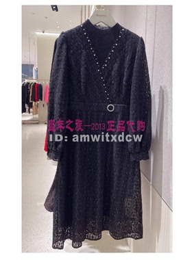 Koradior珂莱蒂尔专柜正品连衣裙秋新款中长裙KF09760W0原3687