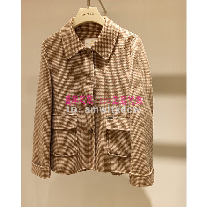 Koradior elsewhere珂思正品EL00631D4秋冬季新款羊毛外套原3589