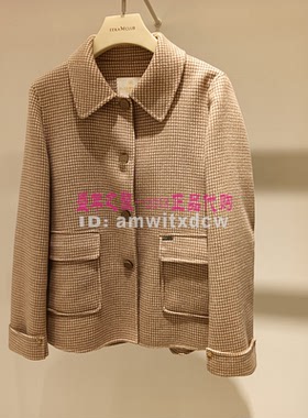 Koradior elsewhere珂思正品EL00631D4秋冬季新款羊毛外套原3589