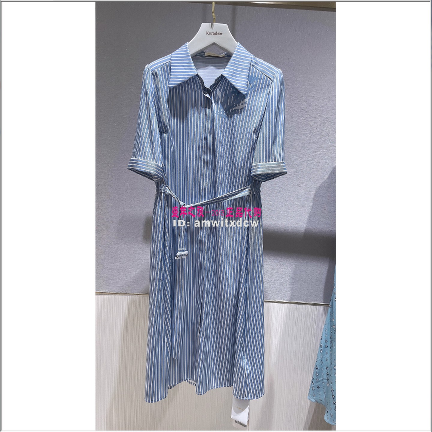 Koradior elsewhere珂思正品夏新款桑蚕丝连衣裙EF03372N1原4399