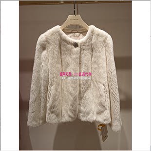 Koradior珂莱蒂尔正品冬季水貂毛裘皮外套ES01138M4皮草ES01137V0