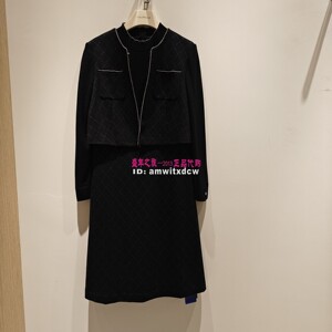 NAERSI娜尔思连衣裙专柜正品秋冬新款简约中裙NF07610W0原5990