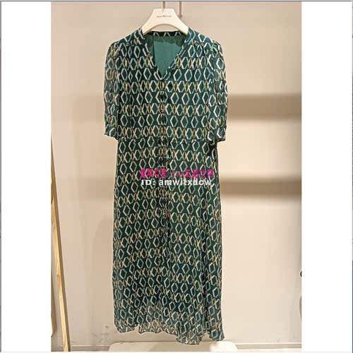 Koradior elsewhere珂思EF03807H5正品夏季桑蚕丝连衣裙原3590
