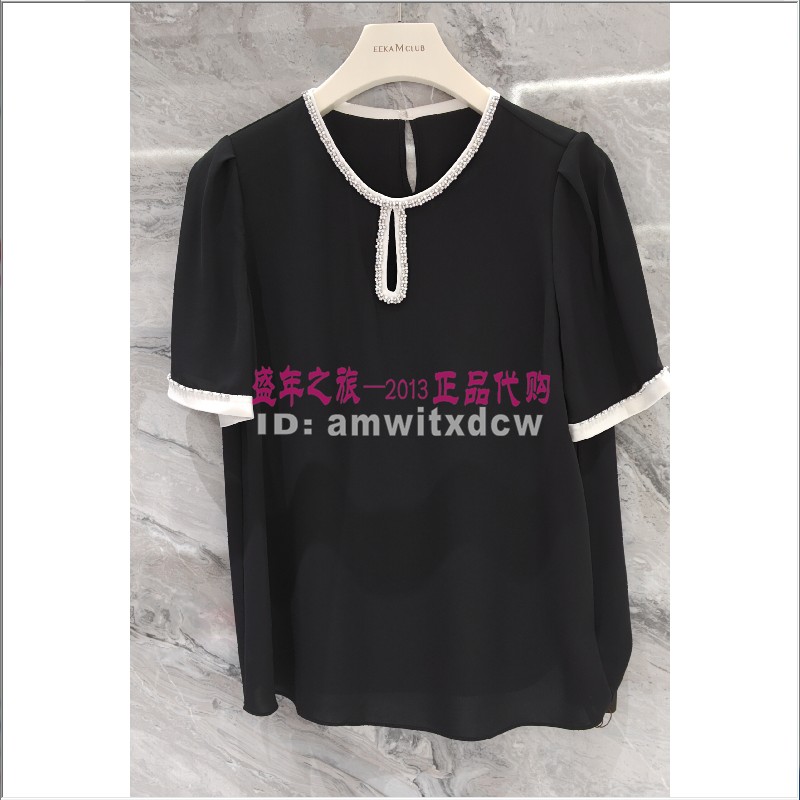 Koradior珂莱蒂尔小衫KD04244W0专柜正品夏新款上衣套头衫原2487