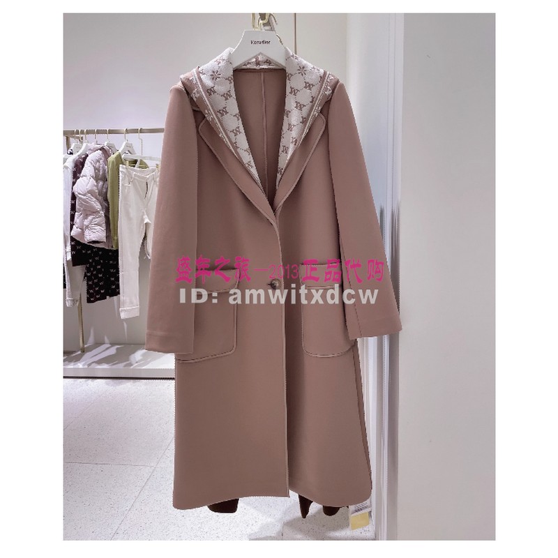 Koradior elsewhere珂思正品春秋大衣绵中长外套EJ00376C1原2789