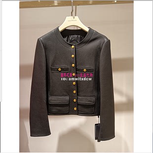 珂莱蒂尔专柜正品春秋季皮外套KP00261B7皮衣KP00262W0原5687