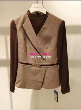 NAERSI娜尔思ND04393D1专柜正品2026春秋季新款长袖上衣原3290