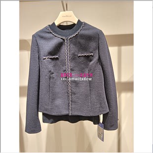 NAERSI娜尔思专柜正品冬季新款羊毛外套ND04547Q8上衣原3290