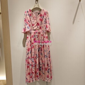 Koradior珂莱蒂尔KF10317T1桑蚕丝连衣裙专柜正品夏中长裙原5287