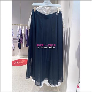 Koradior珂莱蒂尔专柜正品夏季半裙显瘦半身裙KW03711W0原3287
