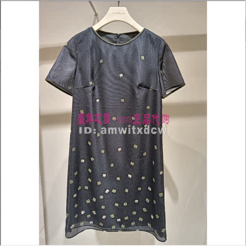 NAERSI娜尔思专柜正品夏季新款连衣裙女中长裙NF09053W0原2390