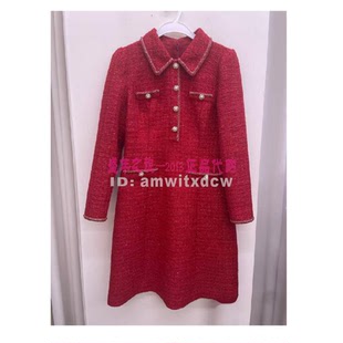 Koradior珂莱蒂尔专柜正品连衣裙冬新款中长裙KF11206A6原3687