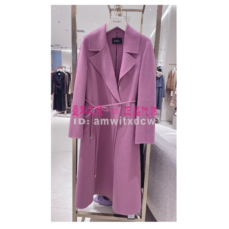 Koradior珂莱蒂尔专柜正品毛呢大衣冬绵羊毛外套KL00933T4原5987