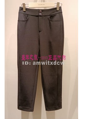 Koradior珂莱蒂尔KV03913W0休闲裤专柜正品春秋季直筒裤原1887