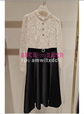 Koradior珂莱蒂尔KF09412D1专柜正品连衣裙春秋新款中长裙原5887