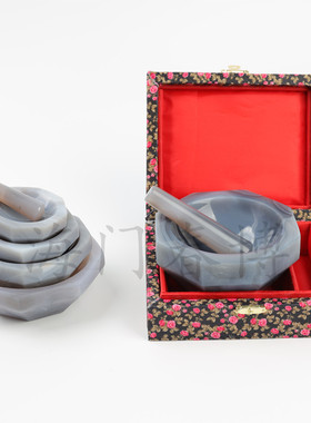 玛瑙研钵一级品优质耐磨内径50mm60mm70mm80mm90mm100mm120mm150