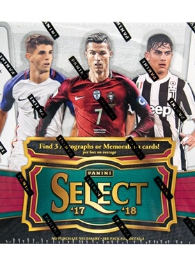 【断货】Panini帕尼尼Select2017-18盒卡保3张Hit球星卡