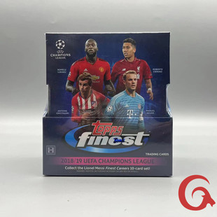 欧冠 Finest UEFA 2018 League Topps Champions 足球盒卡