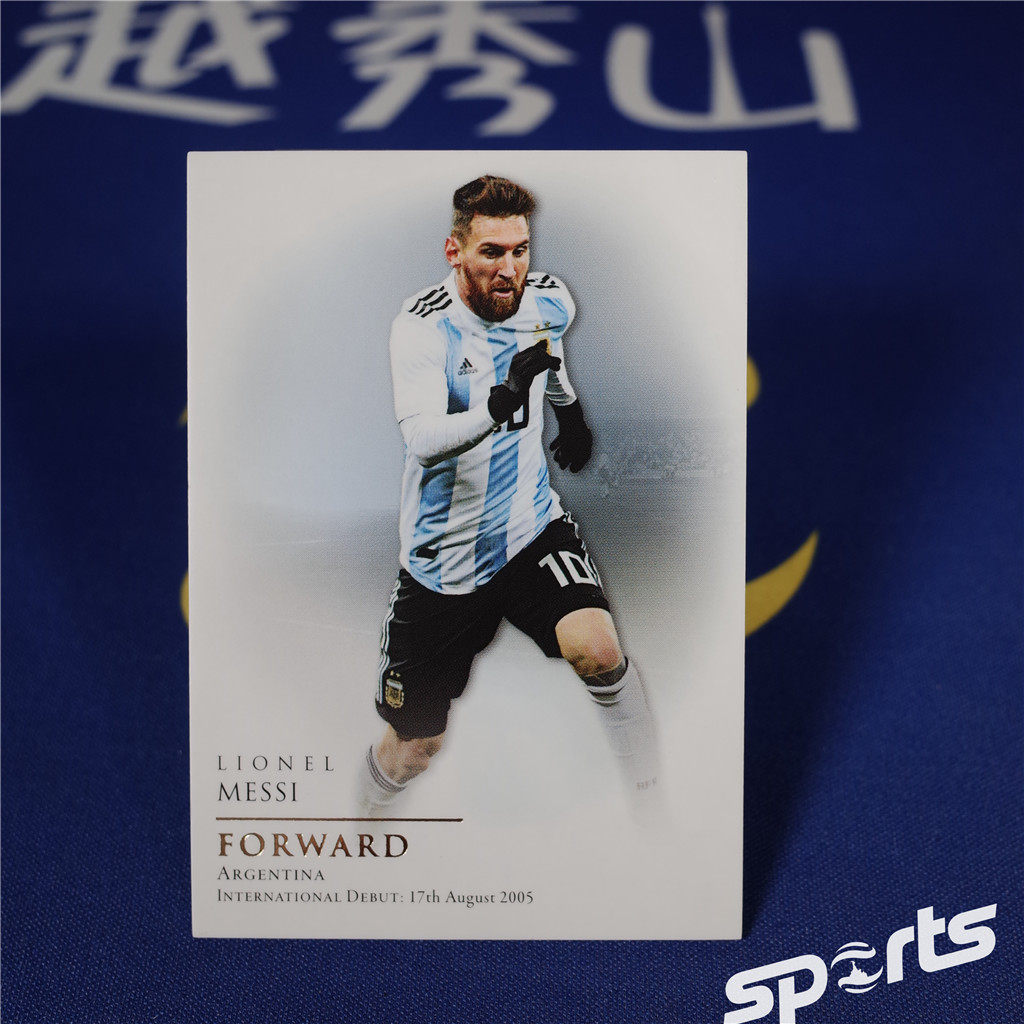阿根廷 梅西巴萨Messi 081号前锋基本卡 2018福特拉球星卡