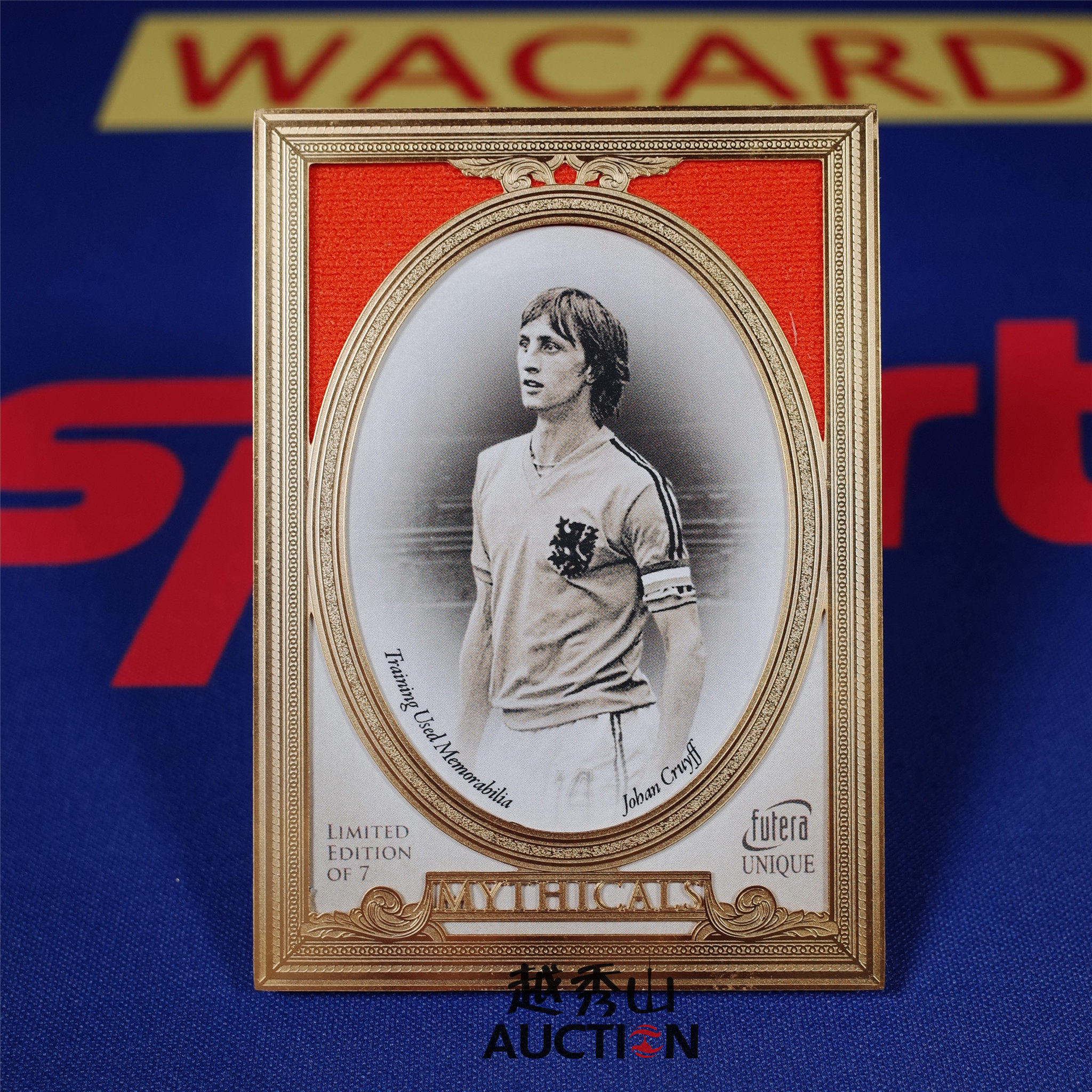 【越秀山卡价书】荷兰克鲁伊夫02/07金属边框实物镶嵌myth神话卡