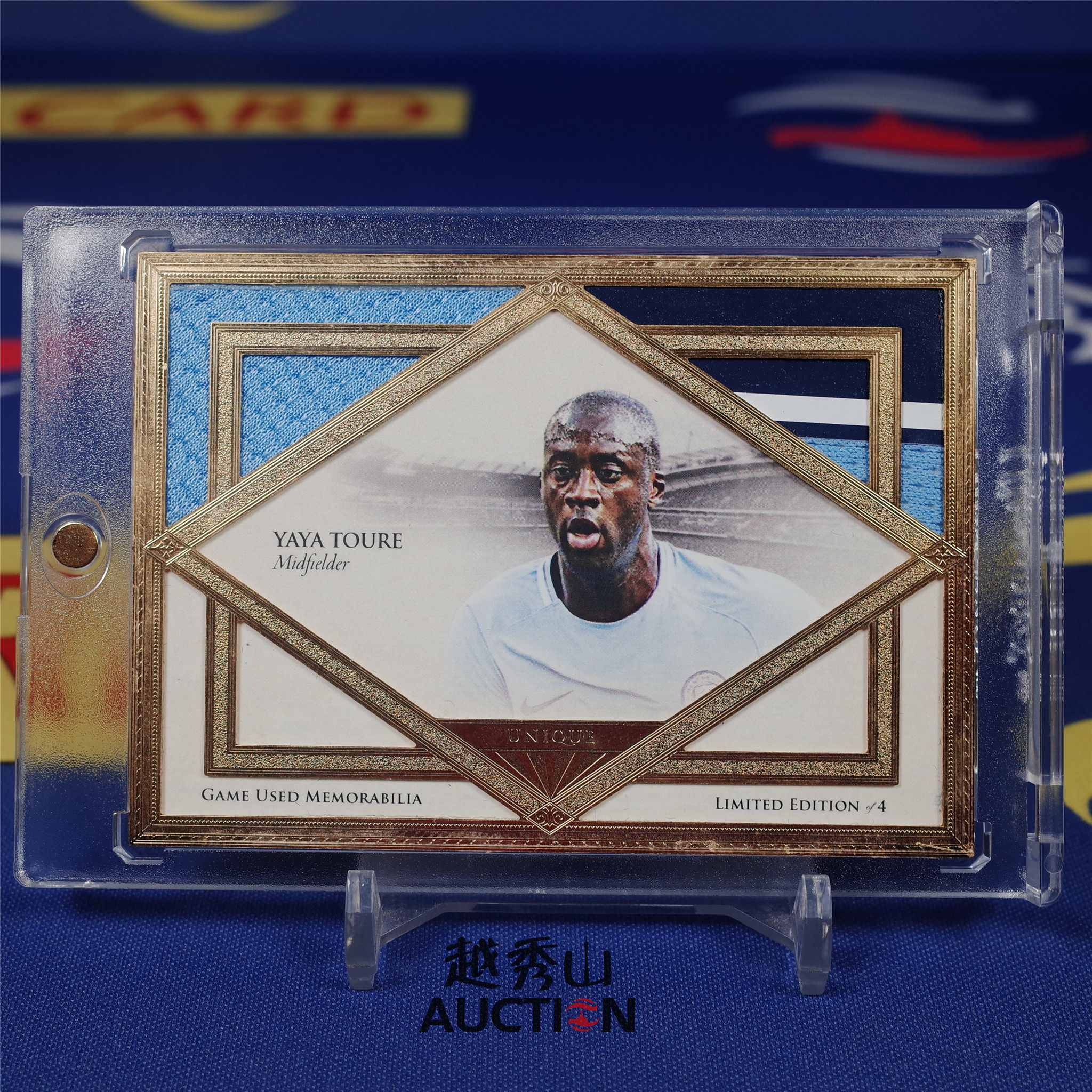 【越秀山卡价书】Futera福特拉2018亚亚图雷 03/04金属框球衣卡