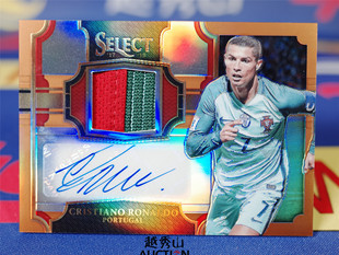 足球Select2017 18葡萄牙C罗02 16双色PA球衣签 越秀山卡价书