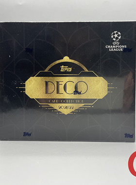 2021-22 Topps 欧冠 Deco UEFA Soccer card 足球盒卡