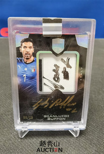 【越秀山卡价书】Eminence真金白银意大利布冯6/10编铂金版球衣卡